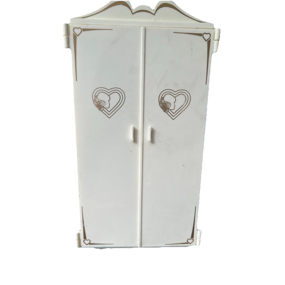Marx Sindy Doll Wardrobe Bedroom Closet Armoire Vintage 1970s
